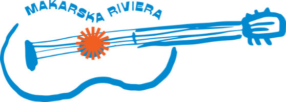 Makarska Riviera guitar illustration
