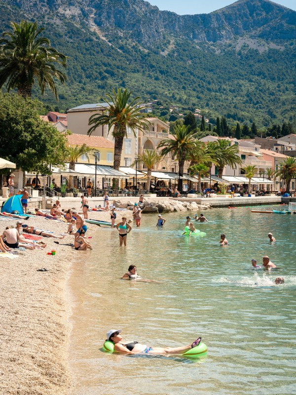 Gornja Vala in Gradac, one of the prettiest beaches in Makarska Riviera